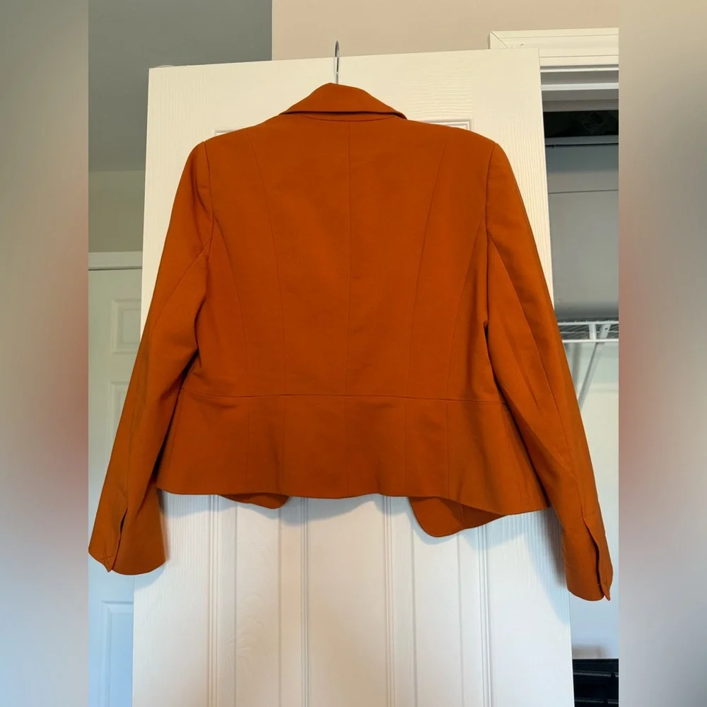 NY&Co 7th Ave Orange Blazer Jacket‎ - Picture 6 of 6